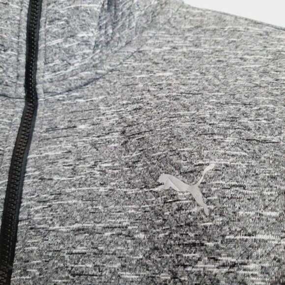 PUMA Warm Cell 1/4 Zip Mock Neck Sweatshirt Hi-Low Sz M - Picture 8 of 15